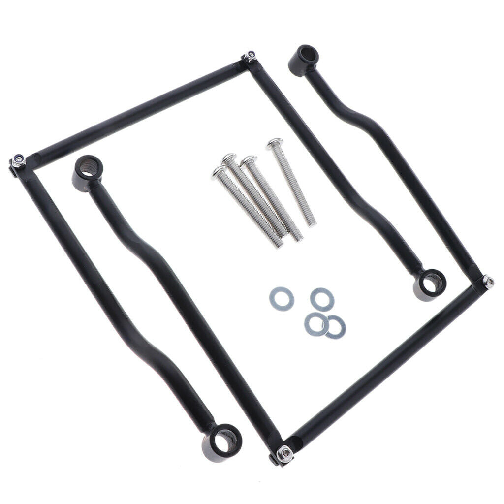 2pcs Alloy Saddlebag Brackets Support Universal for  Crusier - Black
