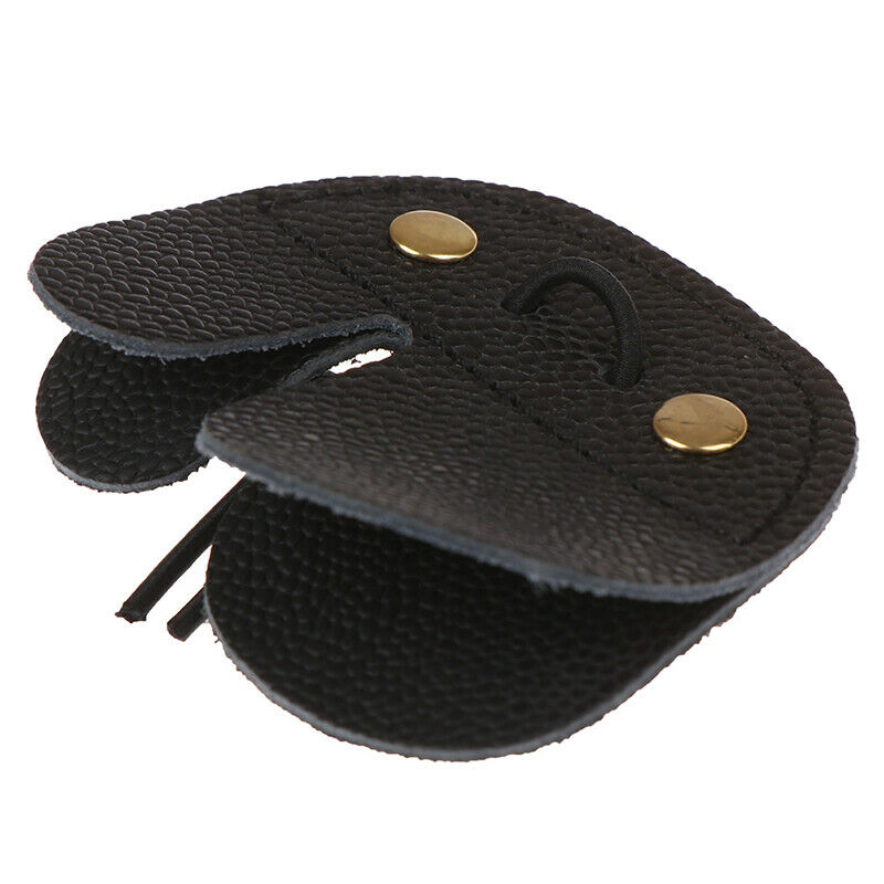 1PC Leather Archery Finger Guard Protection Pad Glove Tab Bow Shooting ProteADD