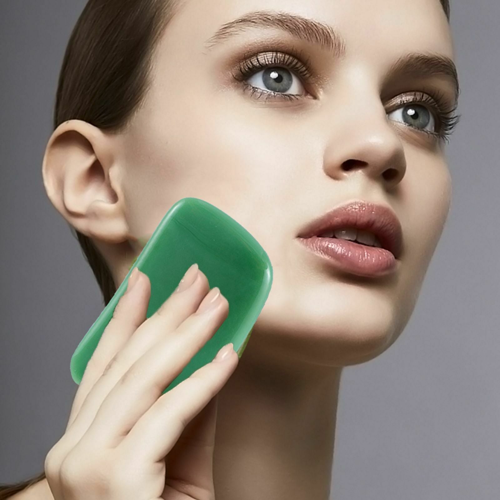Massage Tool Jade Board Natural Facial Massager Guasha Stone Gua Sha Scraper