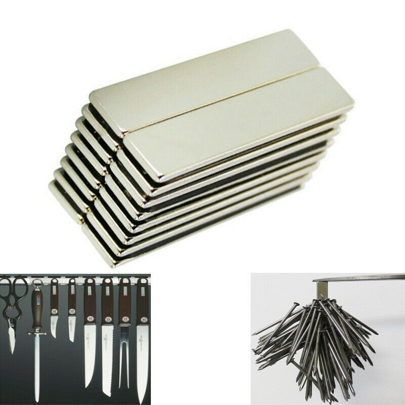 Strong  Magnets 50x10x3mm  Neodymium block magnet 5Pcs