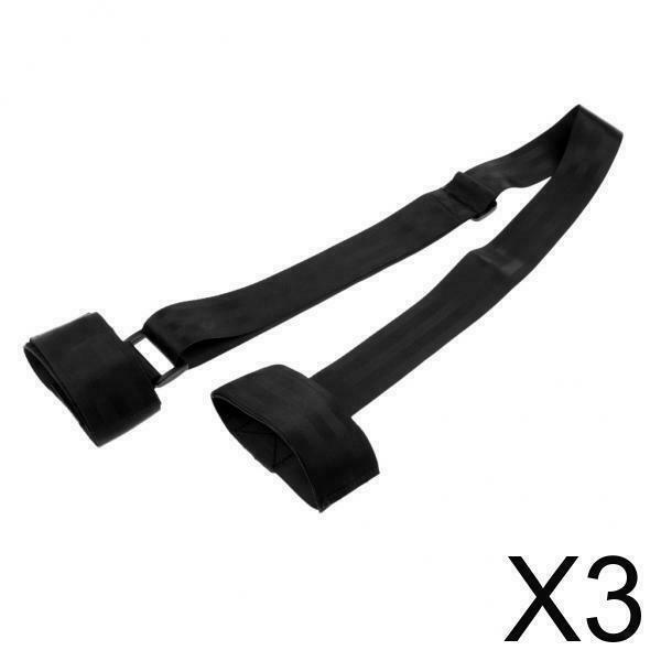 3X Portable Ski Shoulder Carrier Lash Protection Adjustable Handle Straps Belt