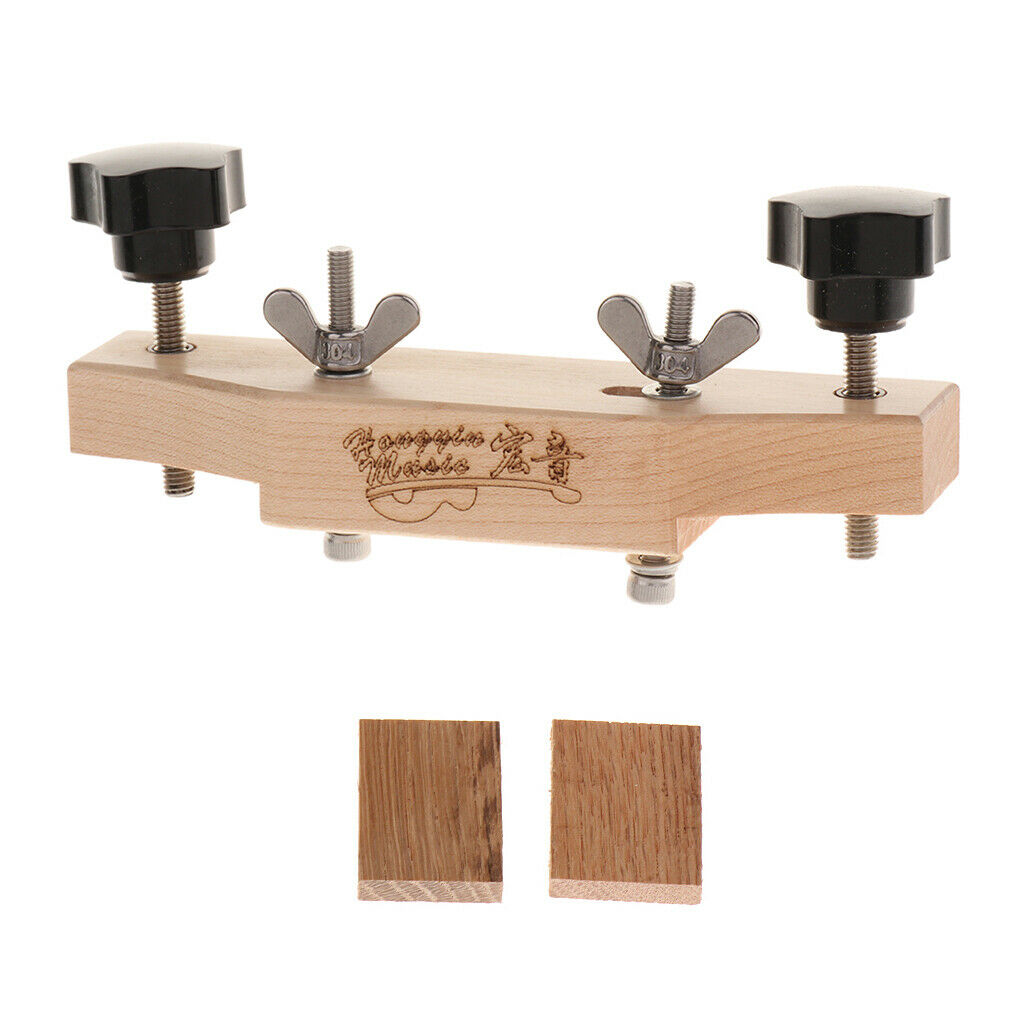 Guitar Bridges Clamp Set + Pegs Pin String Instrument Repair Miantenance Kit