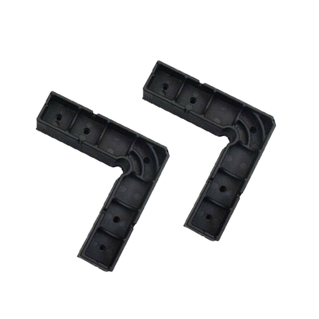 2pcs 90 Deg L-Shape Square Right Angle Clamps Corner Clamping Ruler Plastic