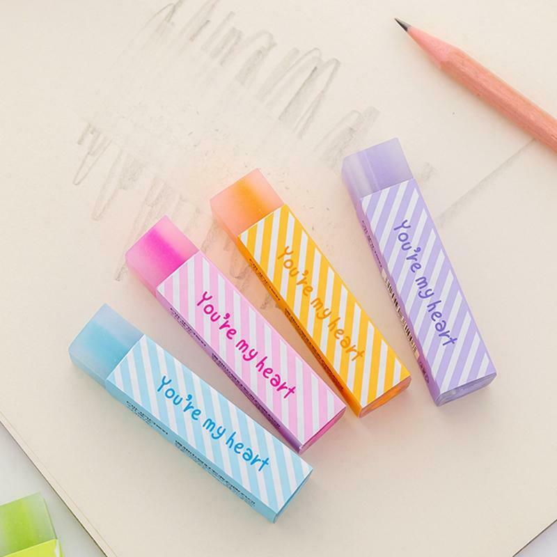 Novelty Jelly Eraser Colored Eraser Rectangular Eraser Safe Eco-friendly Durable