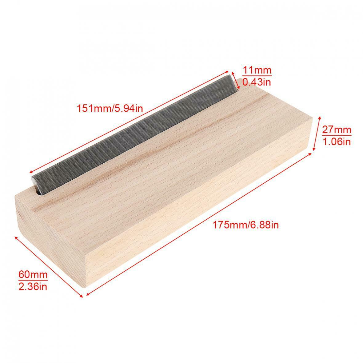 Electric Acoustic Guitar Fret Crowning Luthier File Maple Steel Cutting Tool