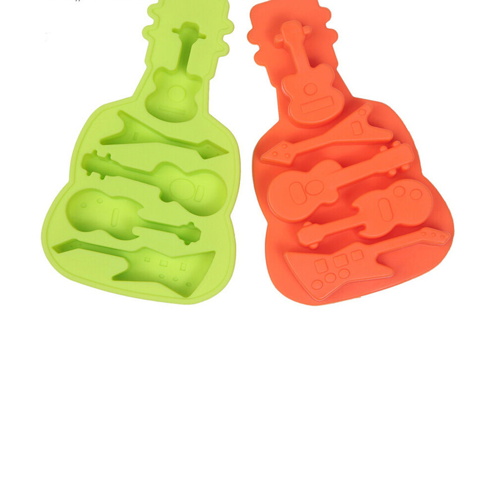 Guitar Silicone Mold Fondant Cake Chocolate Decorating Baking Tools Moul.l8
