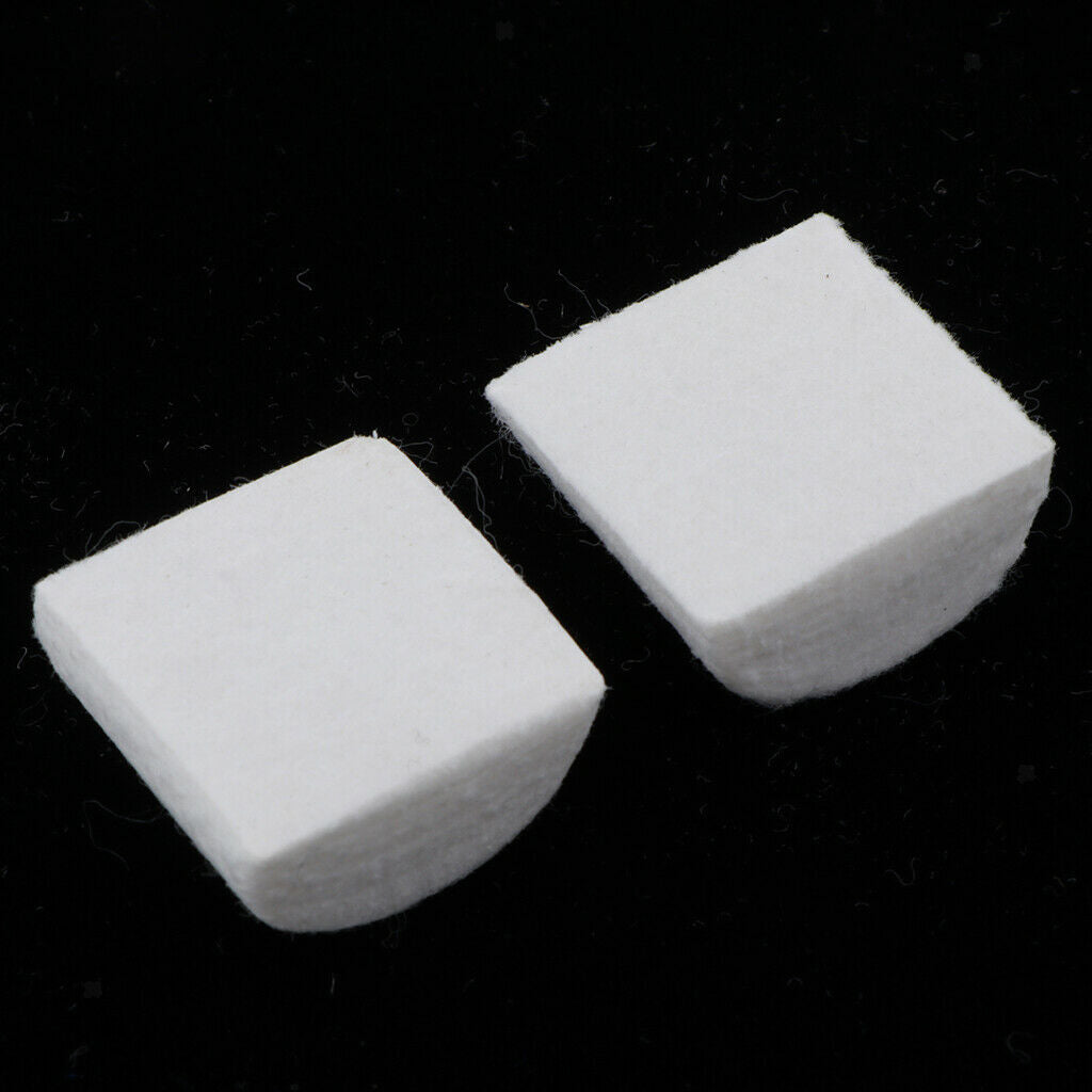 2 Packs Wool Felt Drum Dampers Electric Drums Beater Heads Instrument Kit