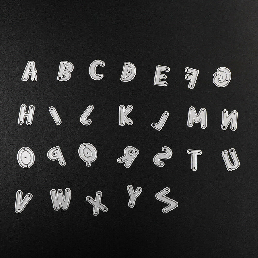 The alphabet die cuts metal die cutting dies scrapbooking embossing folde.l8