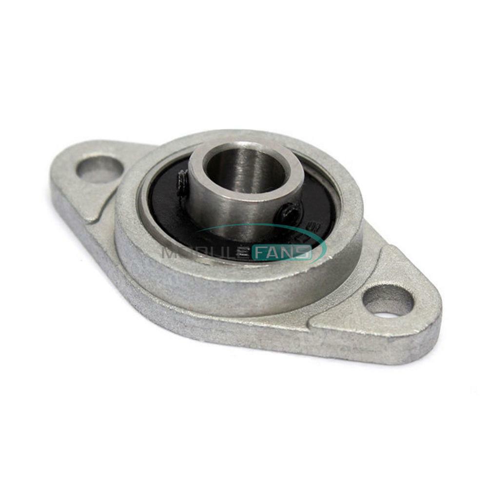 1 Pair New 8mm Bore Diameter KFL08 Pillow Block Bearing Flange Block Bearings