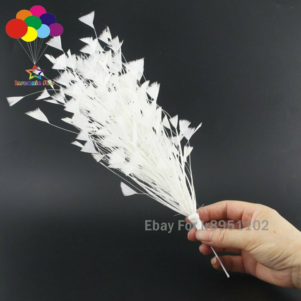 White 1 pcs 30 CM Turkey Feathers for DIY Jewelry Wedding Corsages Accessories