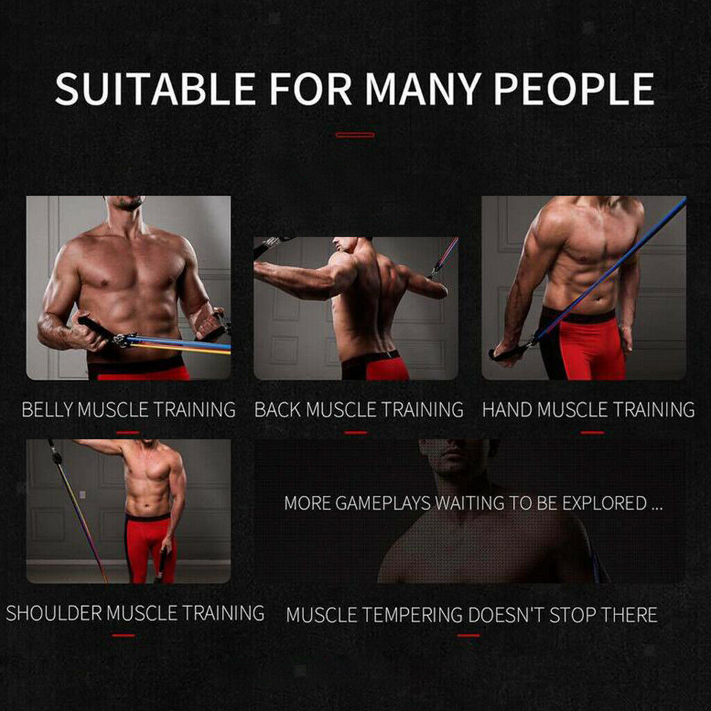Resistance Bands Set 11pcs For Exercise In The Gym