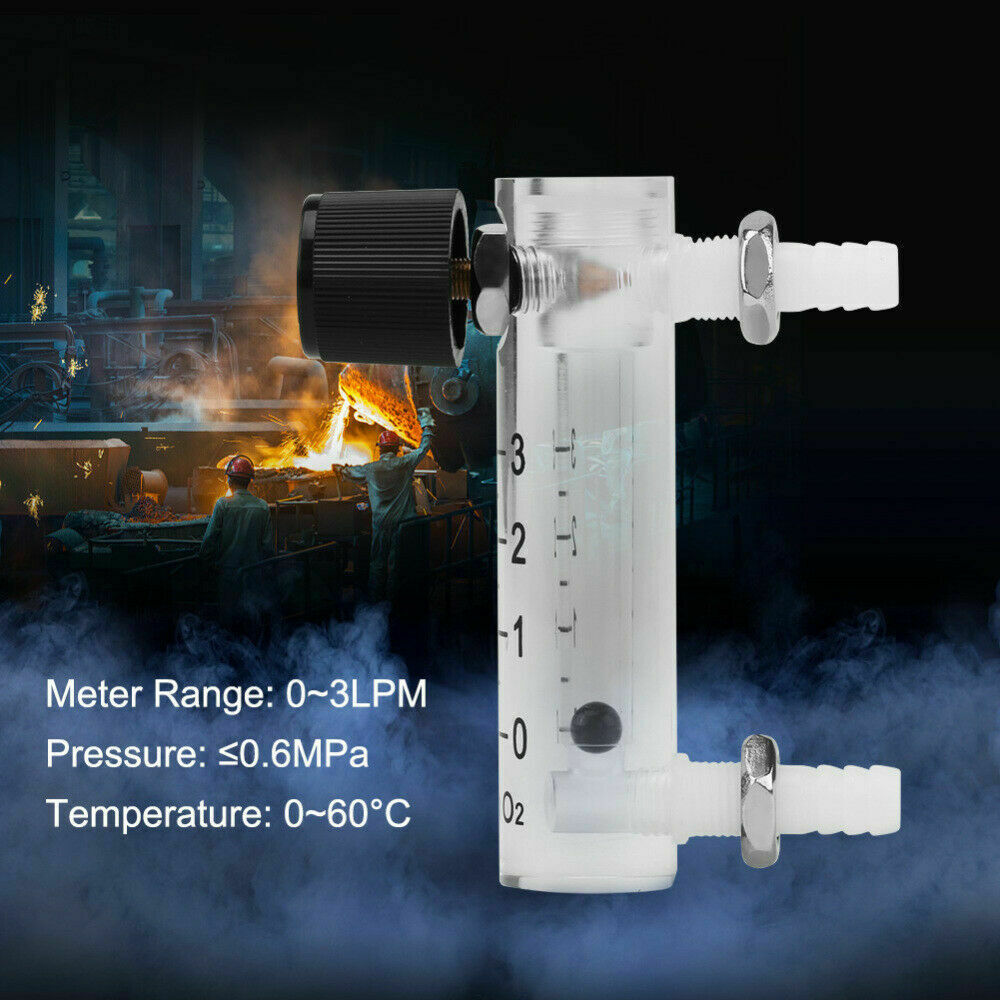 Oxygen flow meter with control valve for Oxygen conectrator LZQ-2 ,0-3LPM
