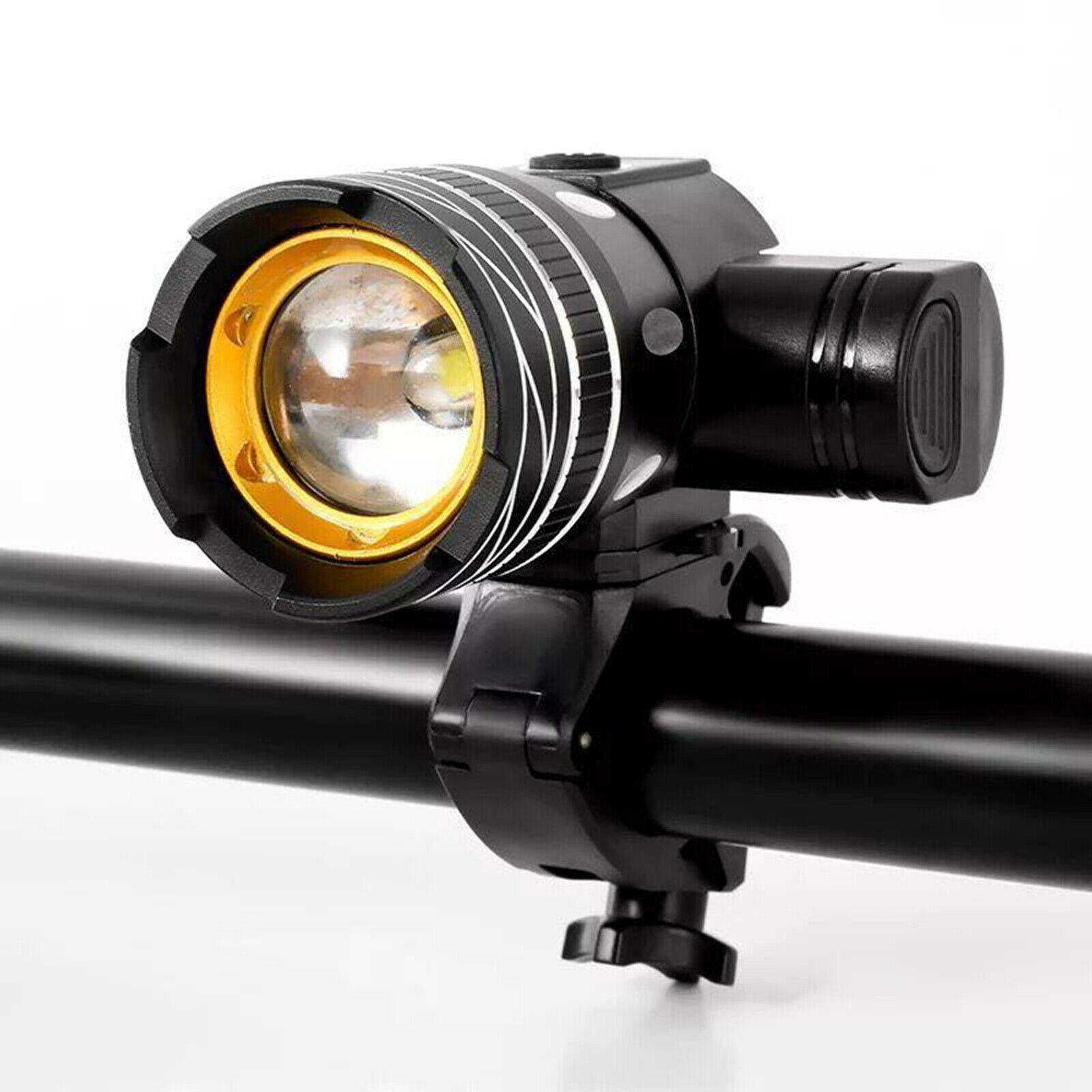 LED Headlight USB Rechargeable Cycling Light Lamp for