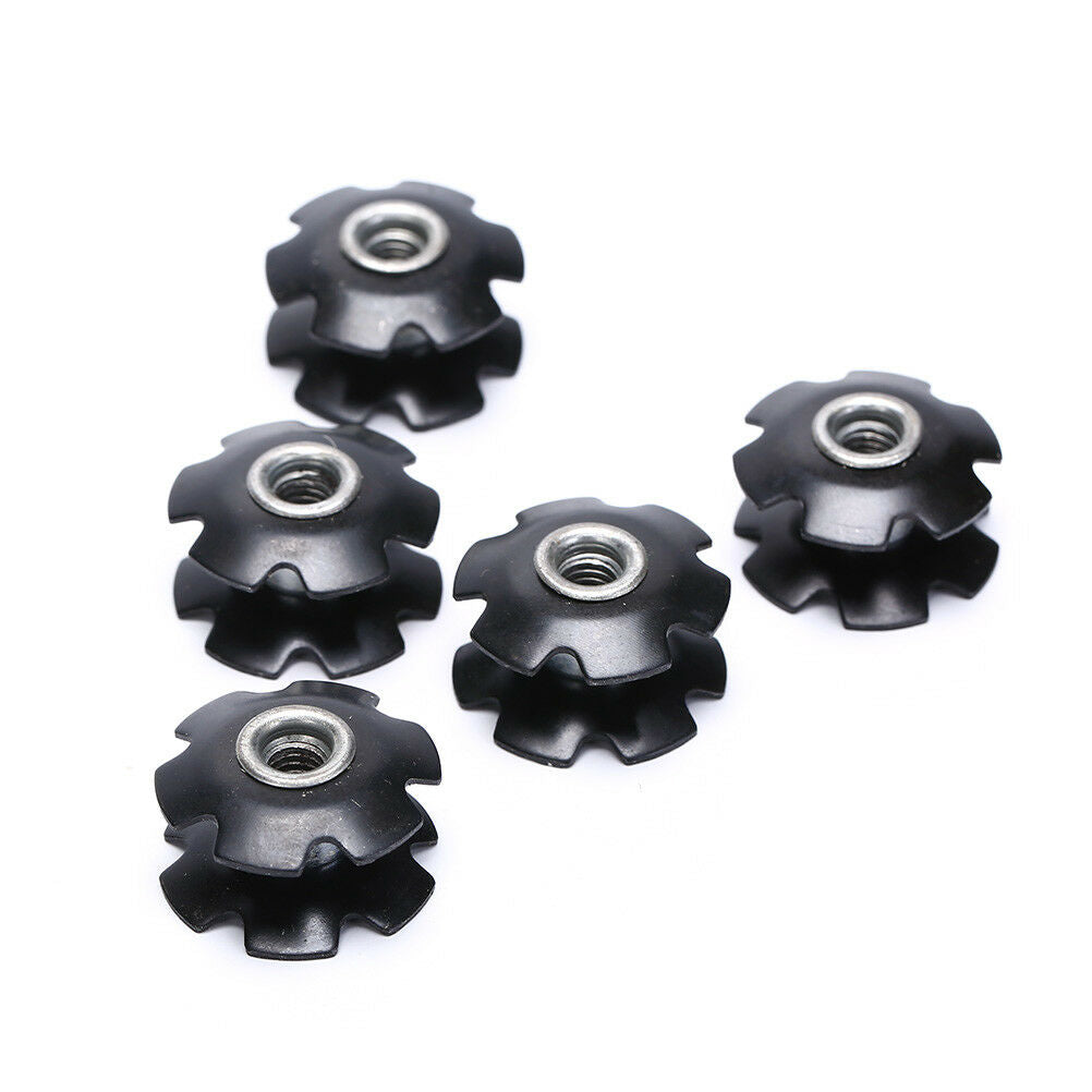 1pcs Bike Bicycle Cycling Steer Tube Headset Aluminum Star Nut 1 1/8" 28.6mm BDA