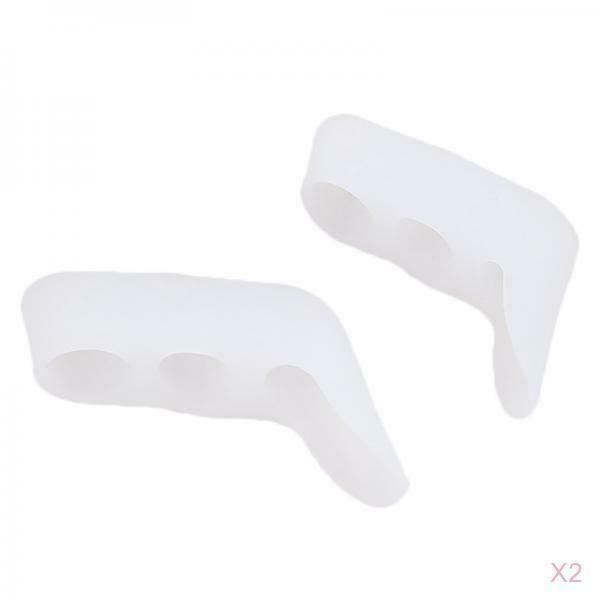 4pcs Pinky Toe Separators Stretcher Gel Separators, Toe Straightener Bunions for