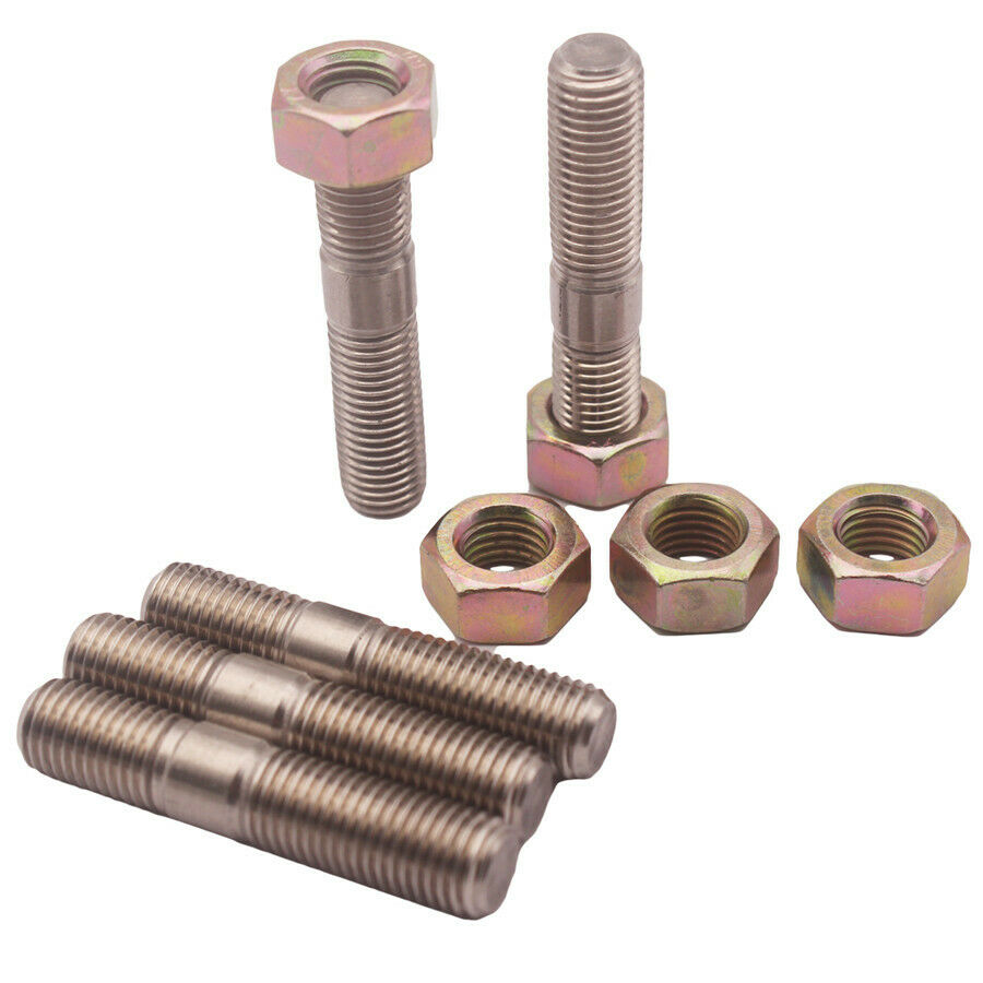 5 Set M10 x 1.25 Turbo Stud Kit for Mitsubishi DSM 1G EVO1~10 RHF5H VF22 Turbos