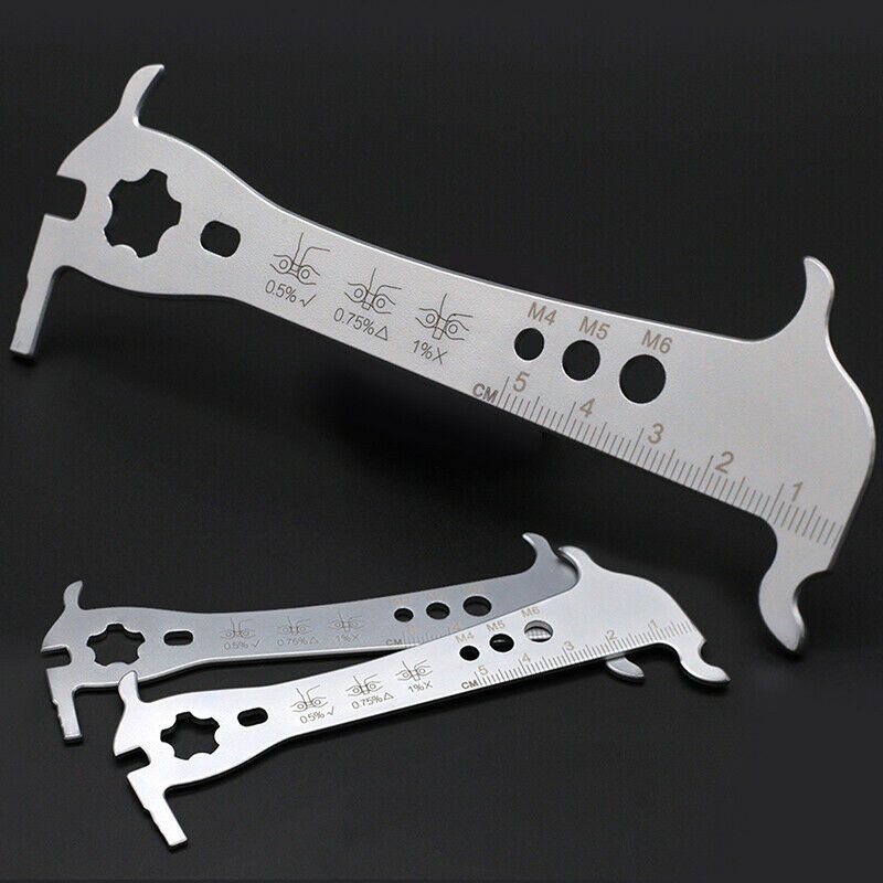 Bike Chain Measuring Ruler Wear Indicator Checker Measuring Device Chain Ruler