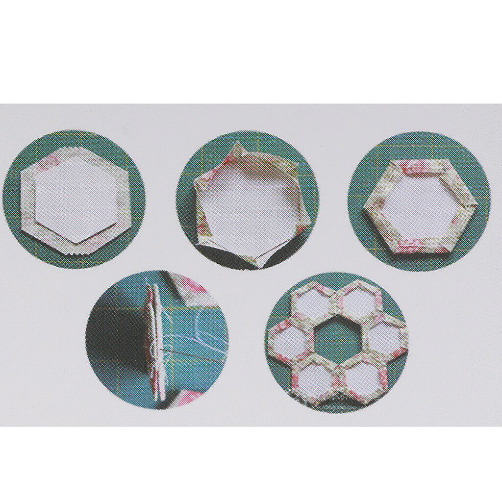 100pcs Hexagon Paper Quilting Template for Patchwork Sewing Craft 79mm