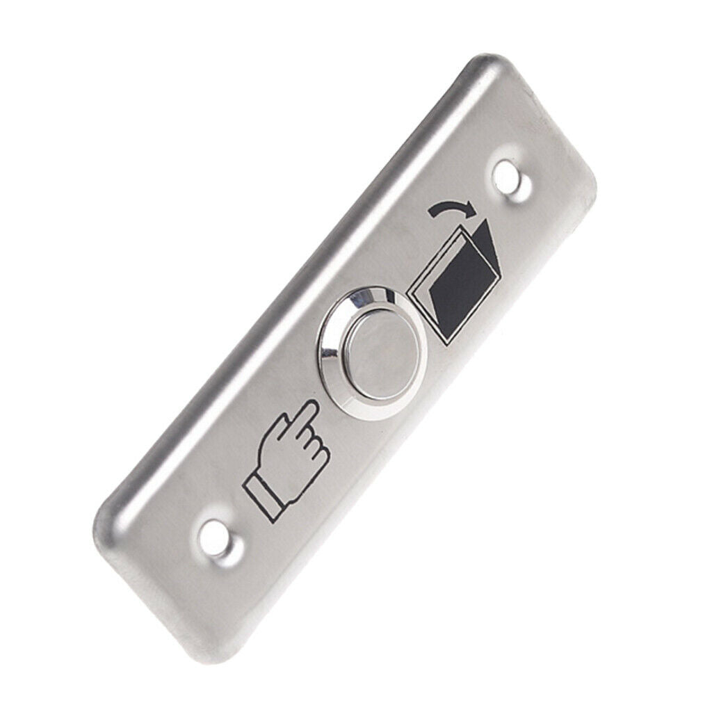 Electric Door Opener Stainless Steel Exit Release Push Button Switch