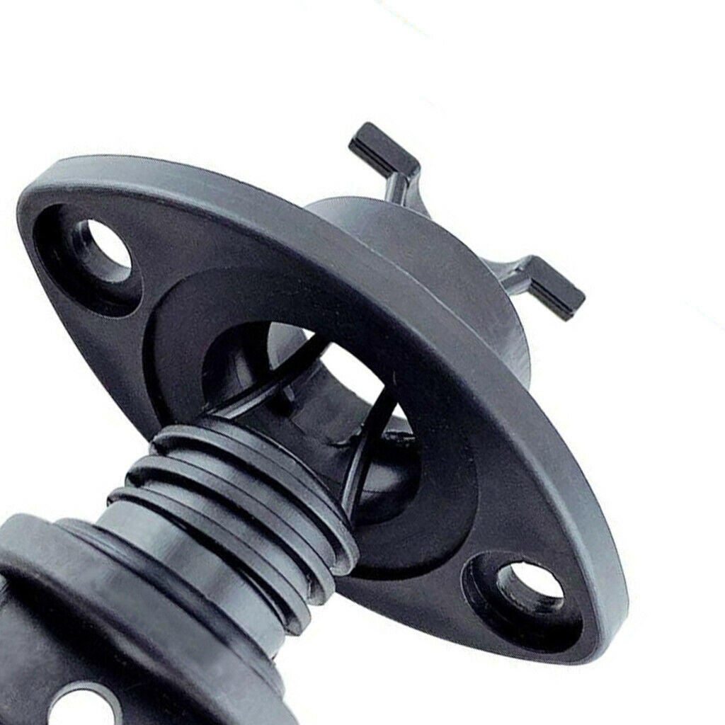 1 Set Marine Boat Drain Plug Transom Kayak Parts Accessories with 2 Screws