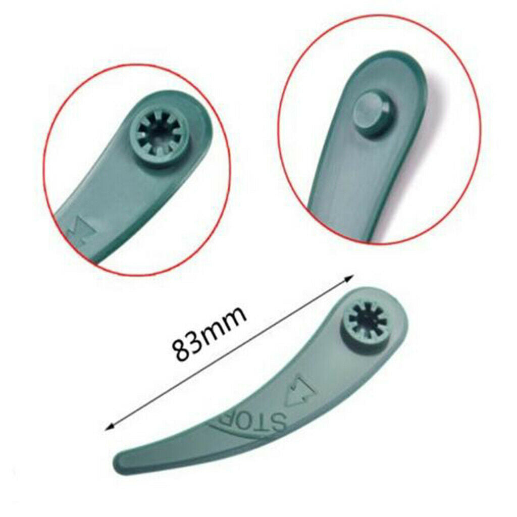 Green Lawn Mower Blade Fit for BOSCH ART 23-18 LI ART 26-18 Li 25pcs