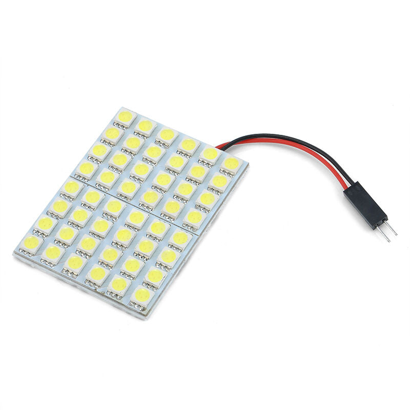 Car Interior 5050 LED White Light 48 SMD Lamp Panel T10 Festoon Dome BA9S 12V 5W