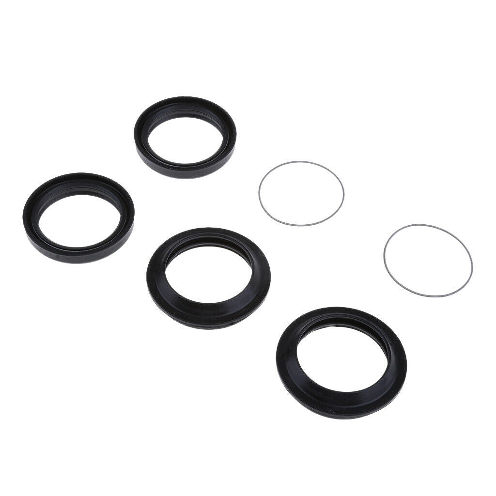 2 Sets Of Front Shock Absorber Oil Seal & Dust Cover 41x53x8mm