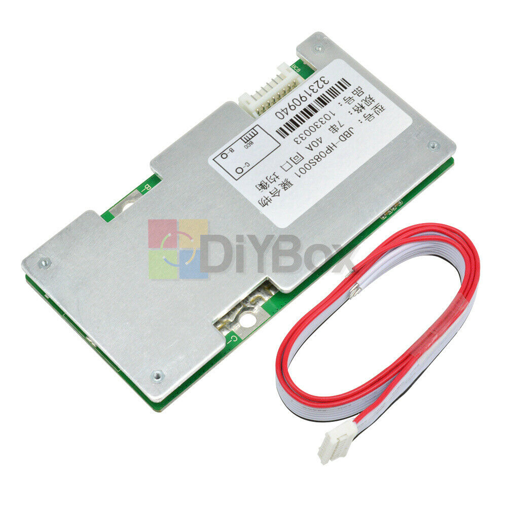 7S 24V 40A Li-ion Lithium Cell Battery Charge Protective Balance Board Module