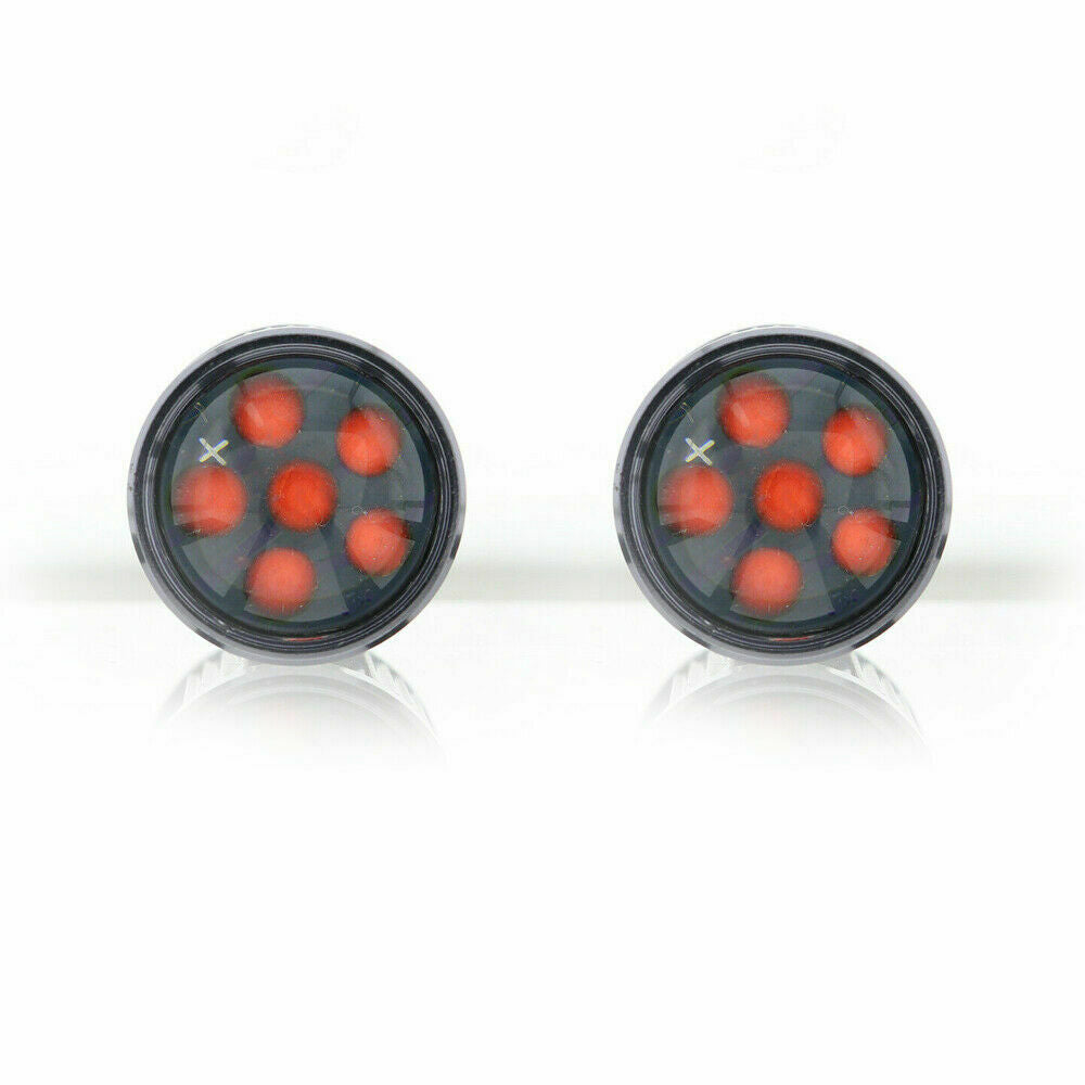 2PCS 1157 LED Strobe Flash Red Bright Brake Tail Stop Light Parking Bulbs Part