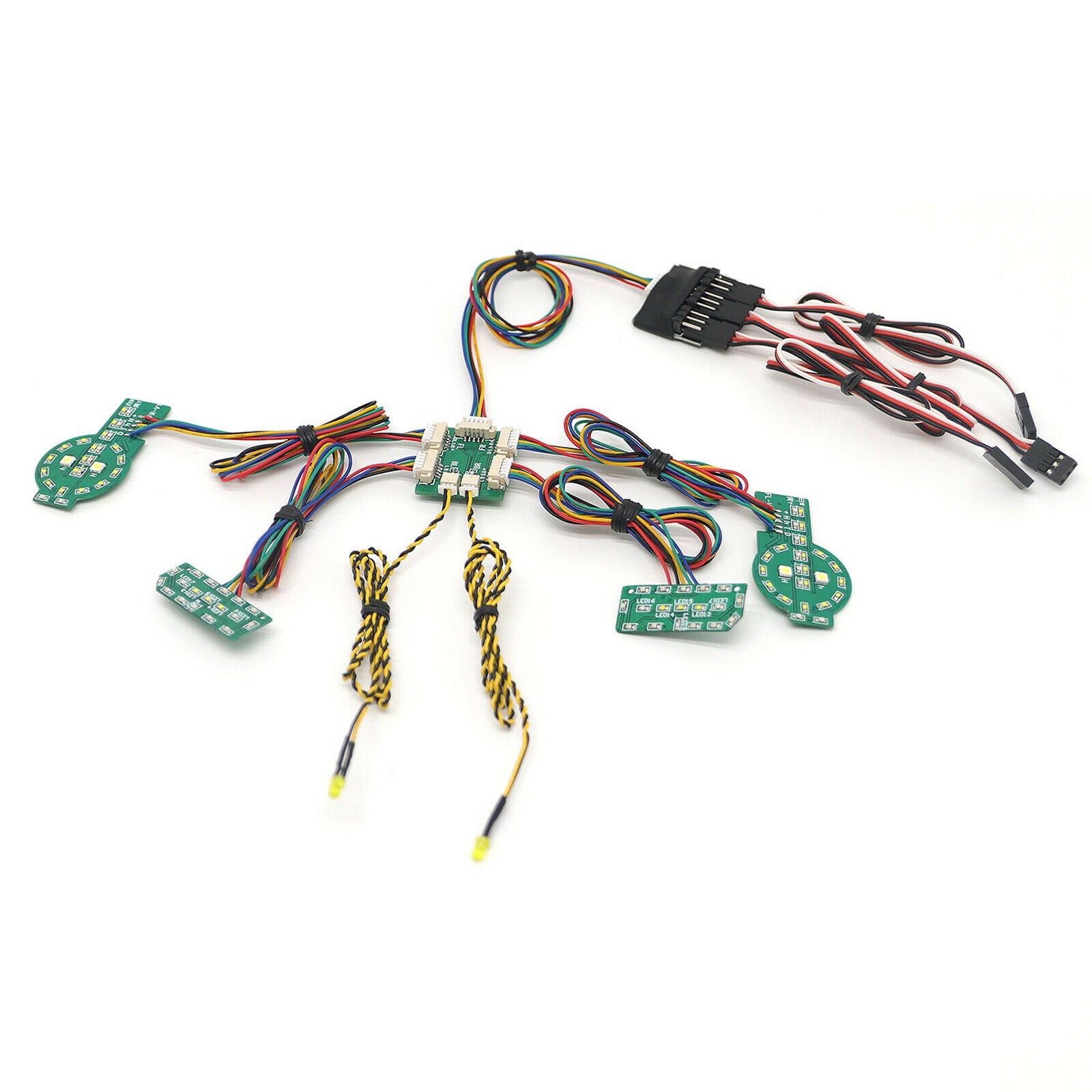 Simulation Lights Group Linkage Lights Parts for T4 Ford Bronco Crawler Car