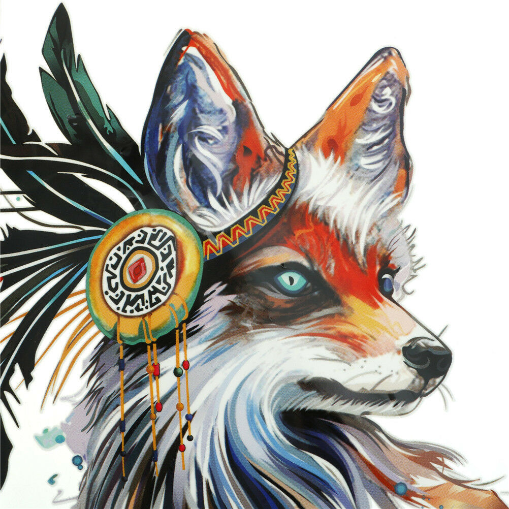 1pc fox Iron on Stickers Washable Heat Transfer Patches For T-shirt Appliq.l8