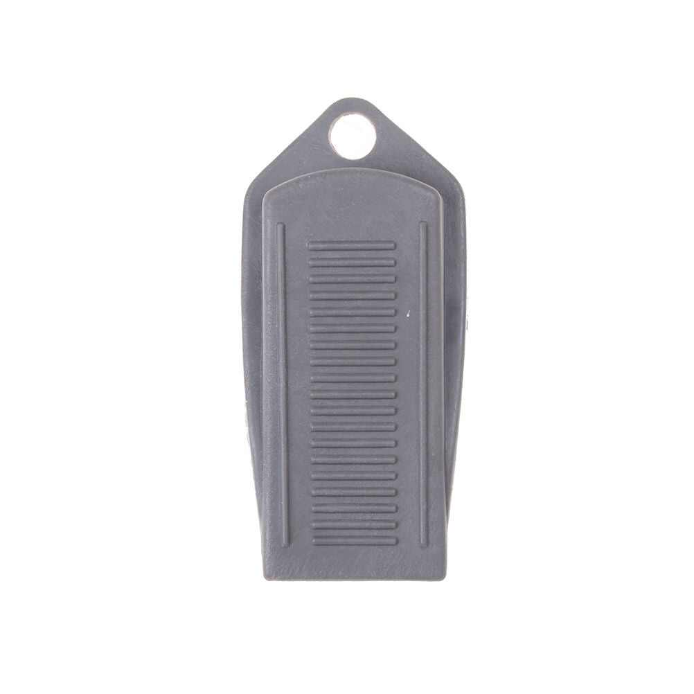2pcs Door Wedge Shaped Rubber Door Stops Non-Slip Black Rubber Door Buffe.l8