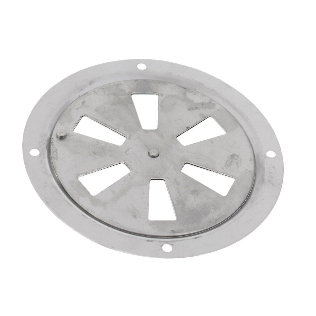 100mm 4 inch Butterfly Boat Round Louvered Vent Cover with Side Knob Marine