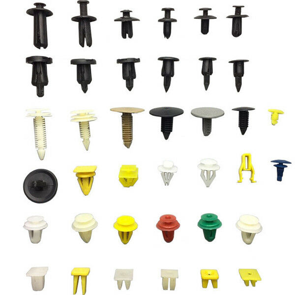 1000PCS Mixed Car Door Bumper Fenders Fastener Retainer Rivet Push Pin Clip Fine