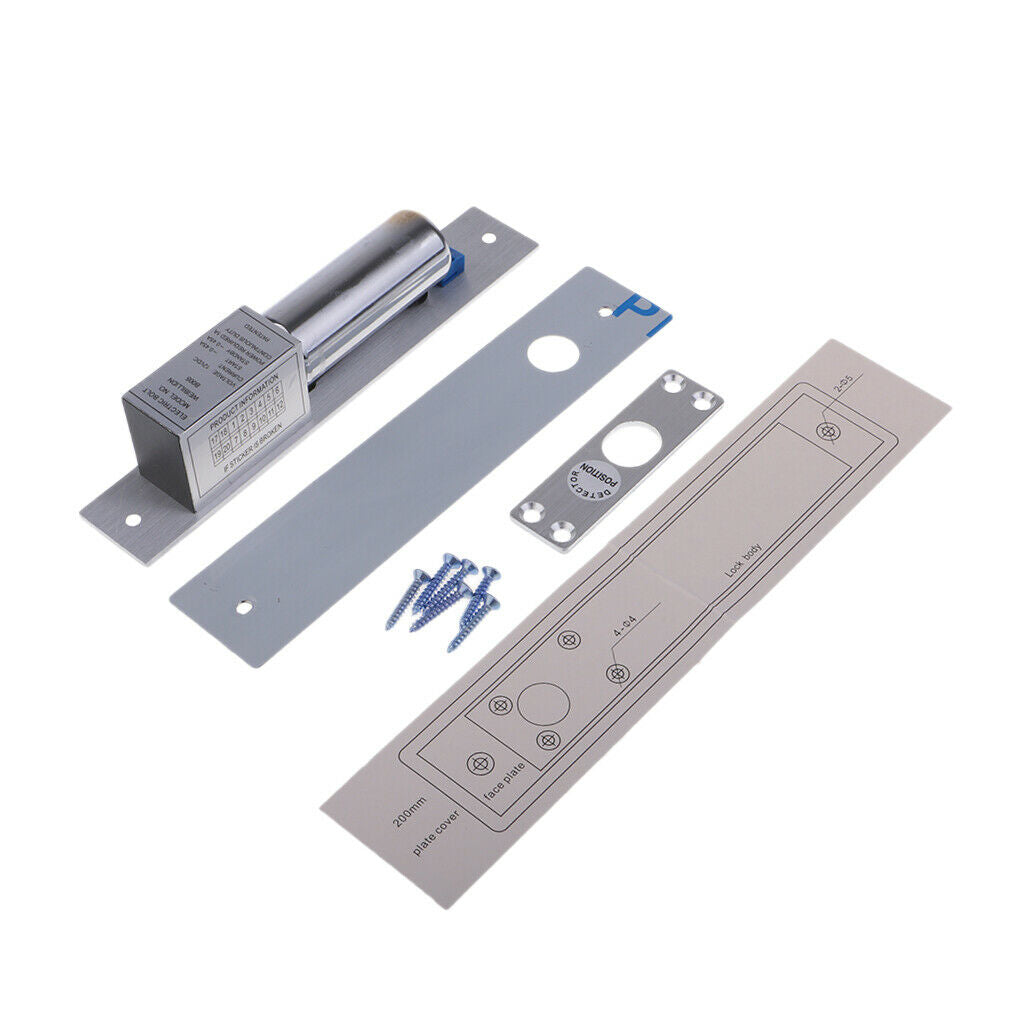 Electric Drop Bolt Door Lock Auto Deadbolt 12V Magnetic Induction access control