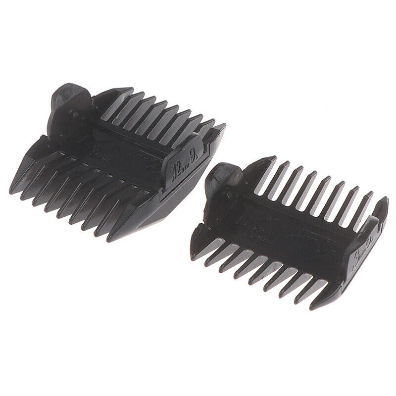 2Pcs Universal Cut Clipper Limit Comb Guide Attachment Size Barber Replace.l8