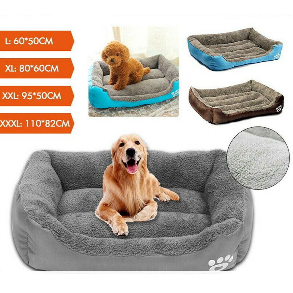Warm Pet Dog Cat Bed Soft Plush Sleeping Bag for Small Meidum Dogs Orange_M