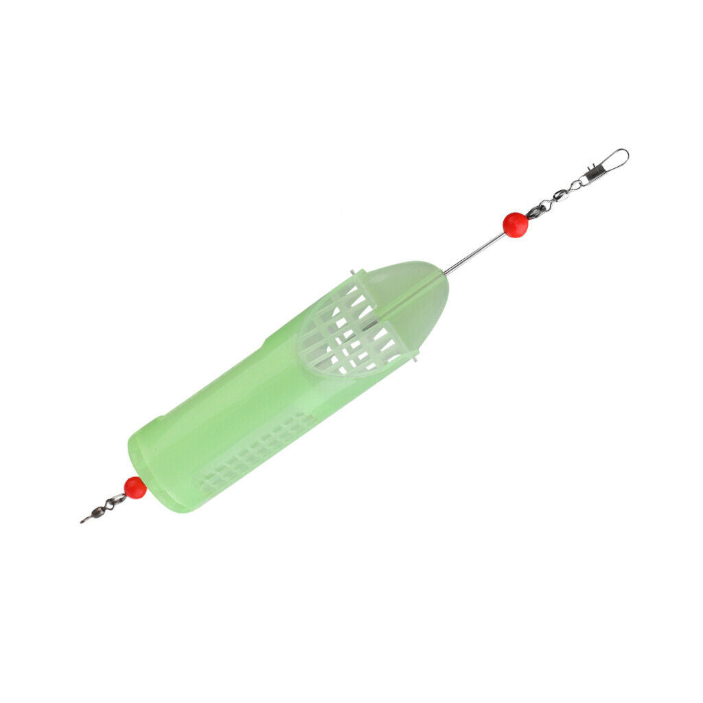 Luminous Fishing Bait Cage Carp Fishing Lures Trap Basket Fishing Lures