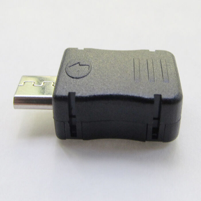 100sets Micro USB 5 Pin Male Plug Socket Connector Plastic Cover for DIY