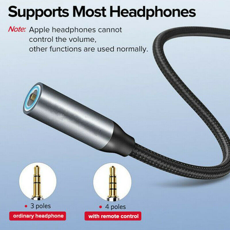 Type C To 3.5 Jack Earphone USB C To 3.5mm AUX Headphones Adapter Audio C.l8