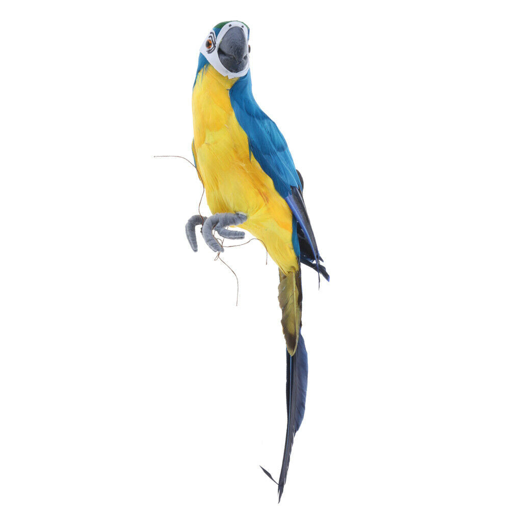 2 Pieces Garden Realistic Bird Ornament Realistic Animal Outdoor Statue