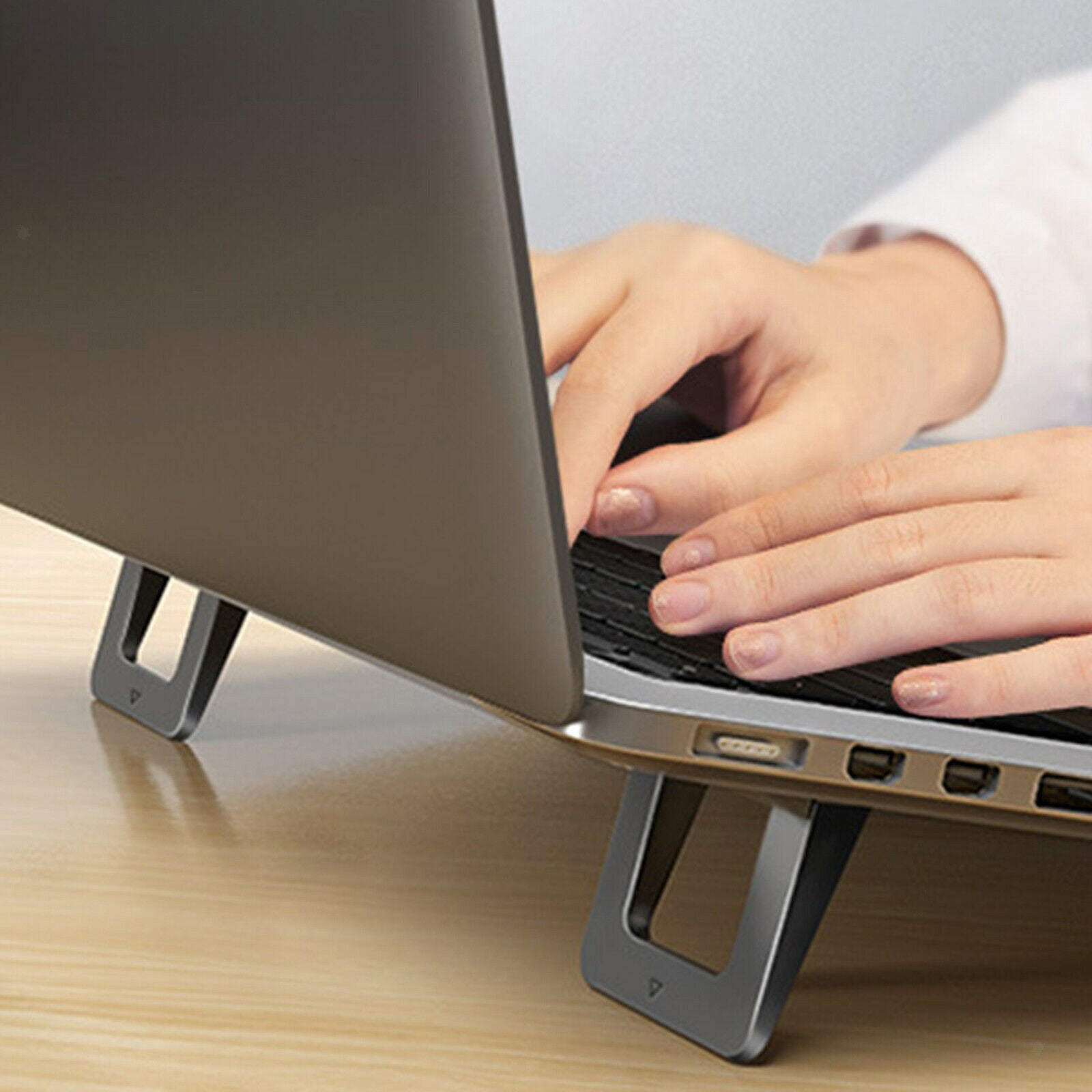 2Pcs Laptop Stand Anti-Slide Ergonomic Portable Universal Holder for Tablets