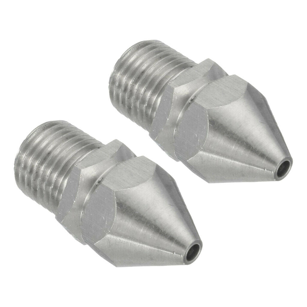 2pc Pressure Washer Drain Sewer Cleaning Pipe Jetter 4 Jet Garden Accs Parts