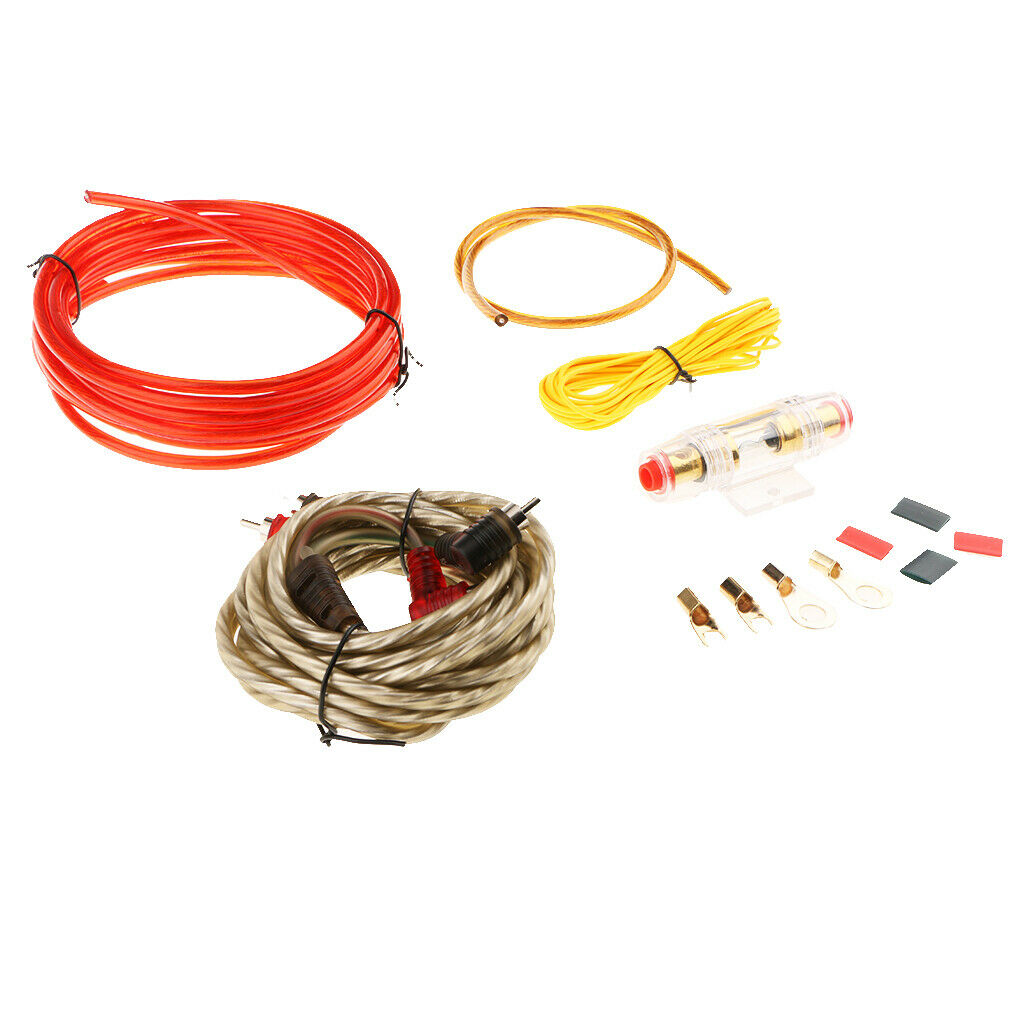 Great Performance Car Amplifier Wiring Kit Audio Subwoofer Power AGU FUSE