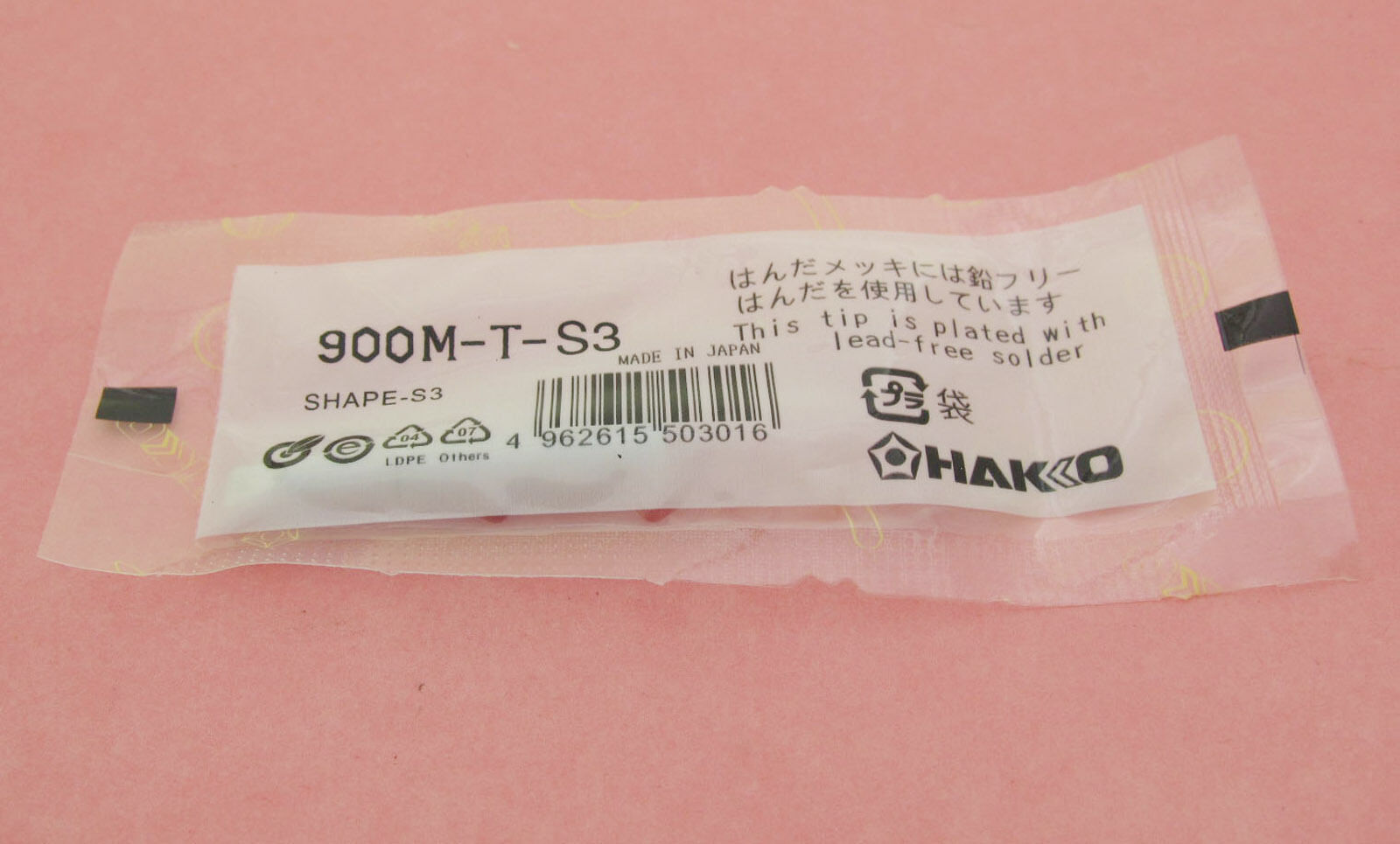 1pc 900M-T-S3 Replace Soldering Leader-Free Solder Iron Tip For Hakko 936 new