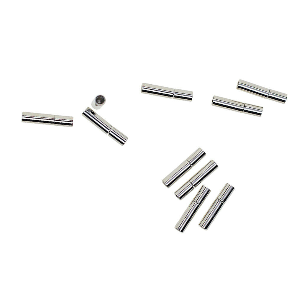 3X 10Pcs Brass Magnetic Clasp Connector Charms for Necklace Jewelry Making