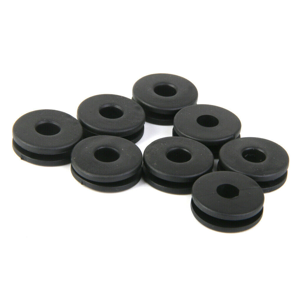 24 Pieces Black Motor Cycle Mounting Grommets Repair Parts Kit For GS125