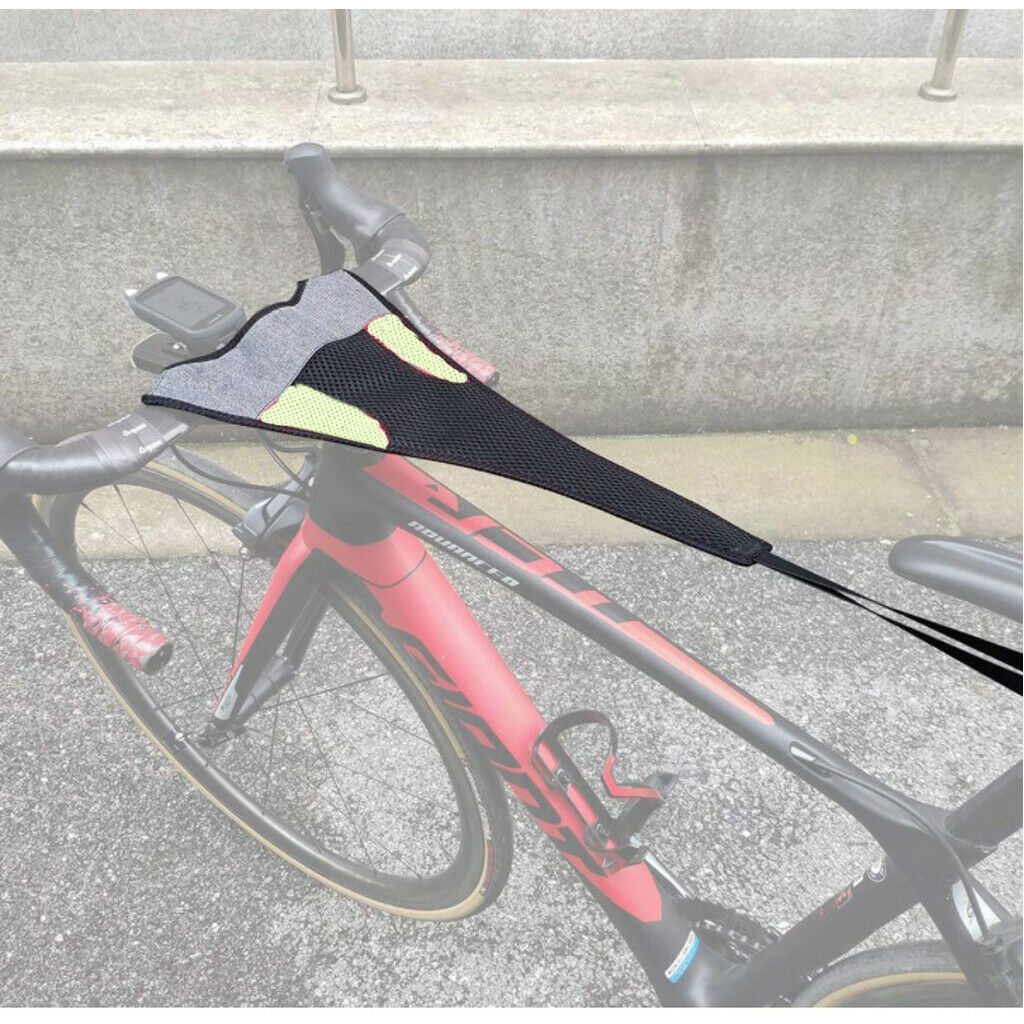 2x Durable Bike Trainer Sweat Cover Indoor Frame Guard Net Protector Holder