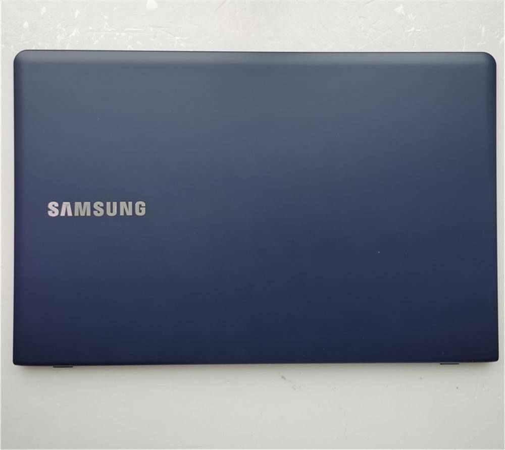 for NP470R5E NP510R5E LCD Back Cover & LCD Bezel Dark Blue & Hinges New