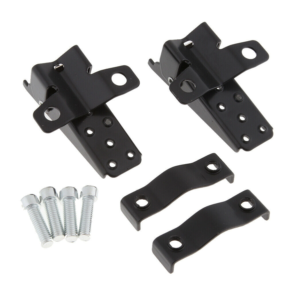 1 Pair Front Rear Adjustable Folding Footrest Footpegs for Dirt Pit Bike